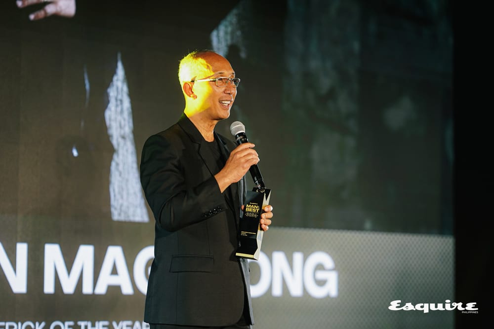 Benjamin Magalong gives speech