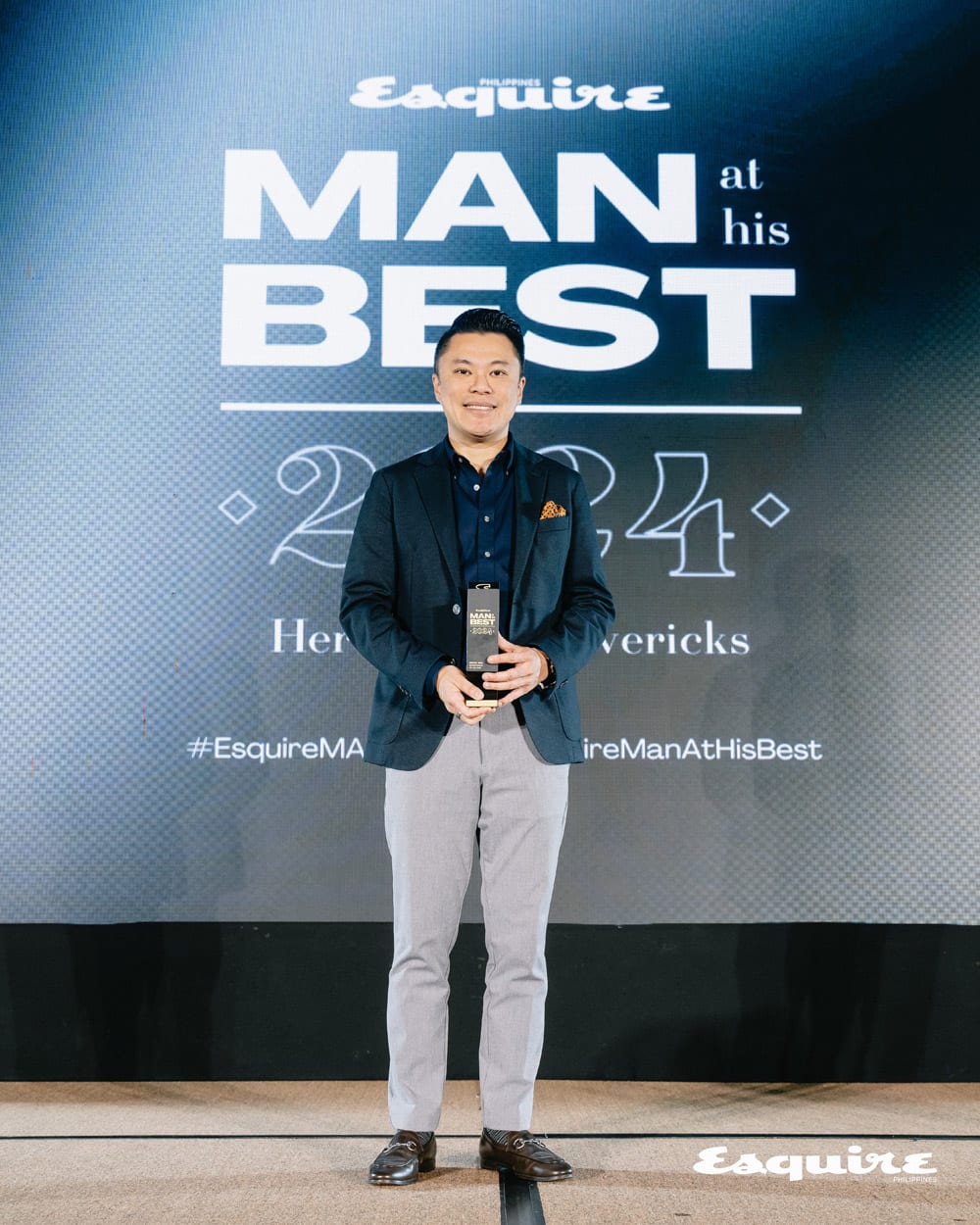 Kevin Tan with trophy