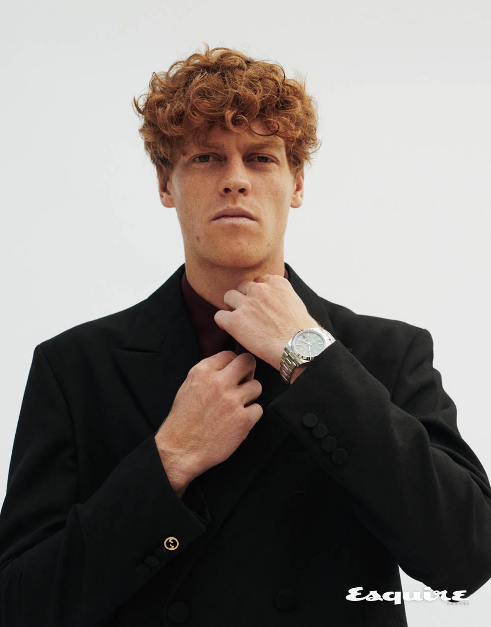 Jannik Sinner for Esquire color