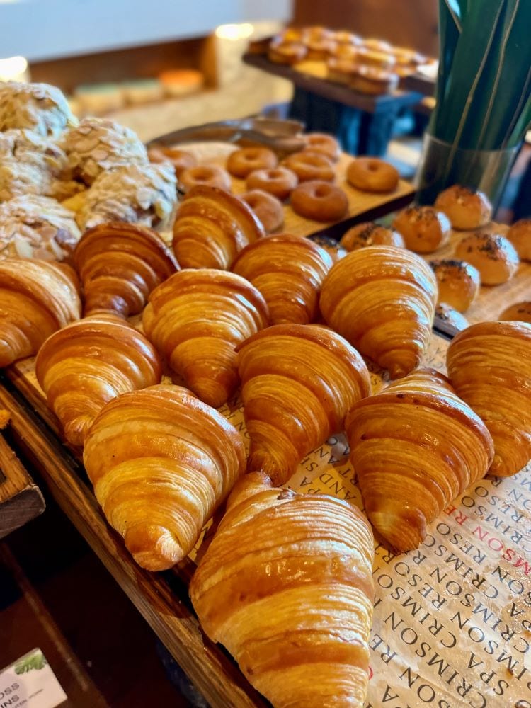 Baked goods at Saffron Café