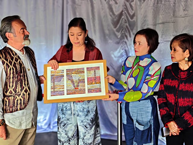 Francis Dravigny, Anna Lagon, Marivic del Pilar, and Marie venus Tan