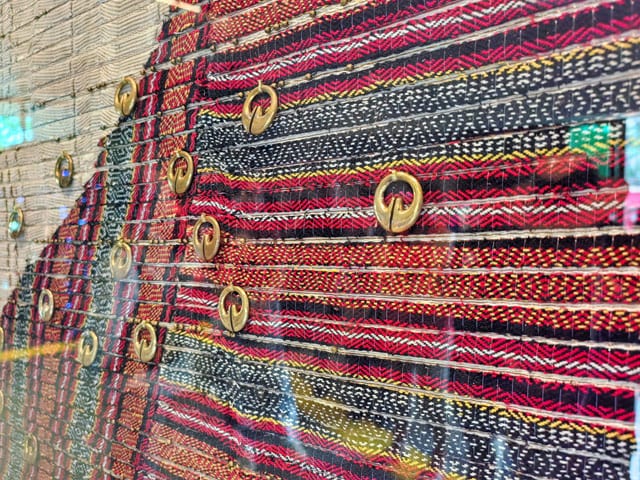 Details of Victory Liner Baguio Terminal artpiece