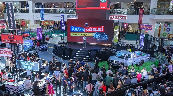 The new Toyota Tamaraw launch in Glorietta
