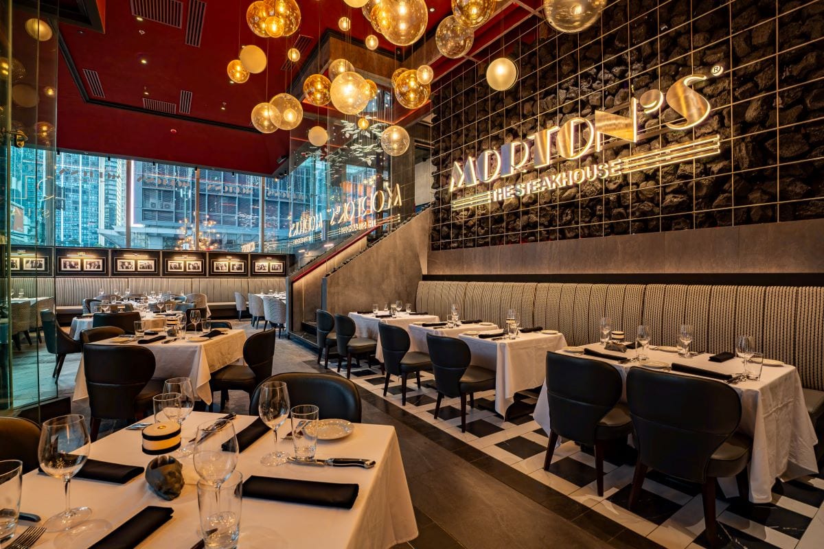 Interior of Morton's The Steakhouse
