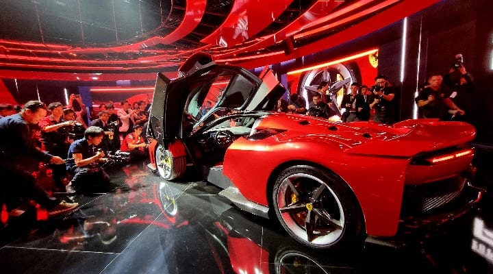 Universo Ferrari exhibit in Bangkok, Thailand