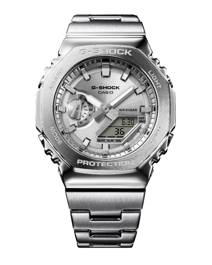 G-Shock silver