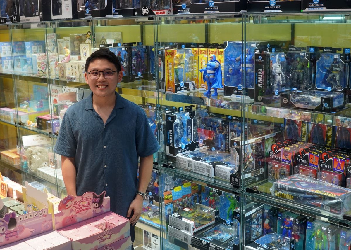 Kurt Lim inside his store, Collector’s Quest, which opened Dec. 1 this year.
