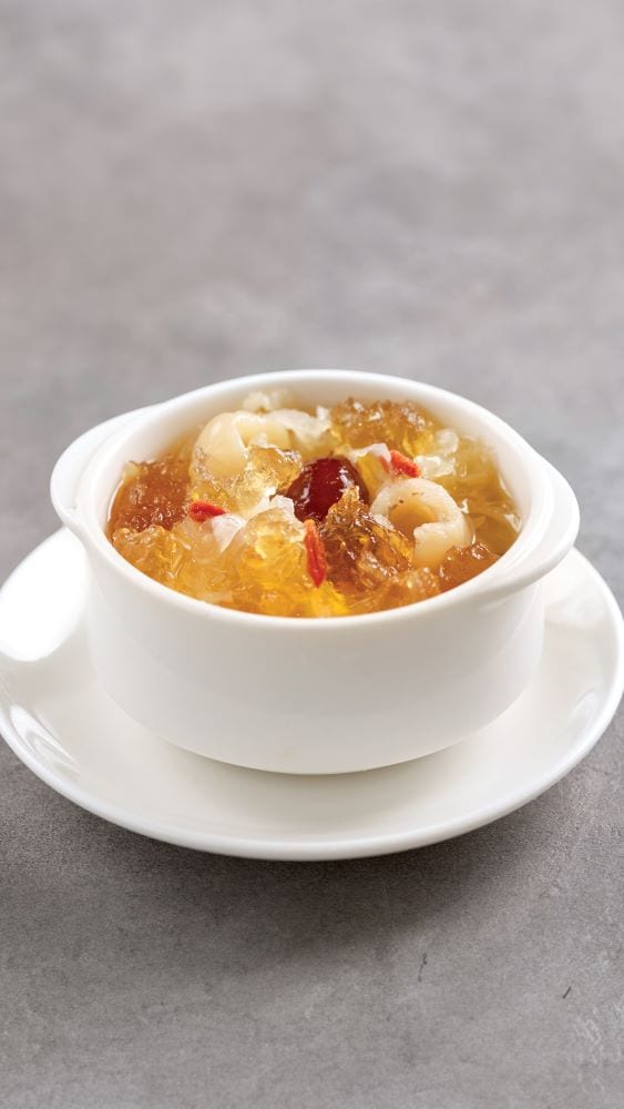 Paradise Dynasty's Chilled Snow Fungus with Peach Resin
