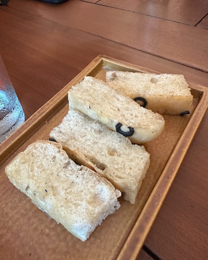 In-house bread with salt