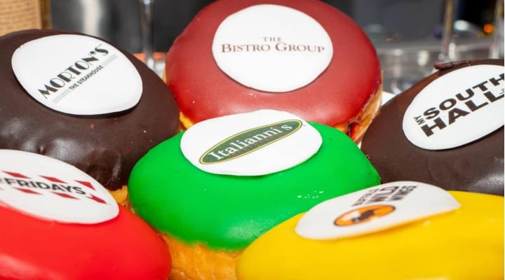 the bistro group 30th anniversary cupcakes