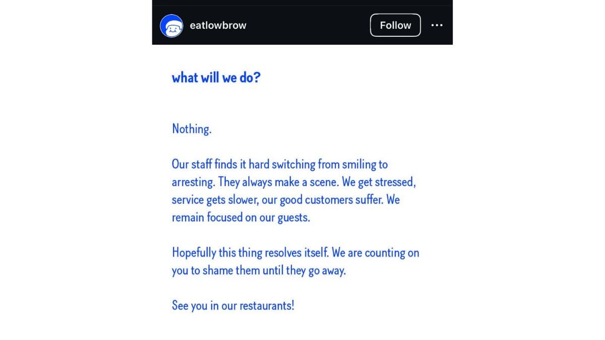 Lowbrow Casual Restaurants