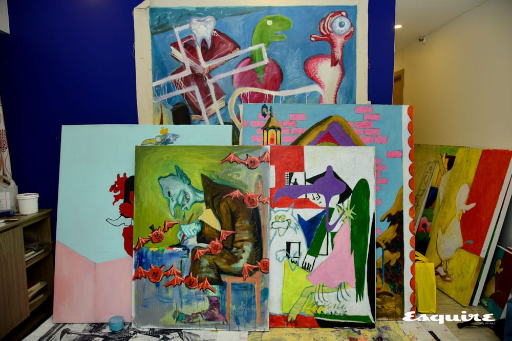 Manuel Ocampo paintings