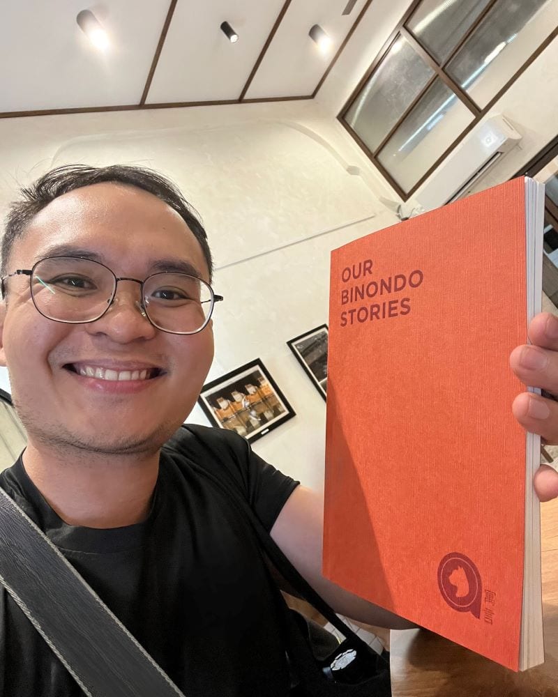 Our Binondo Stories author Stephen Pamorada