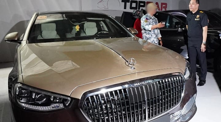 bureau of customs, smuggled cars mercedes benz maybach