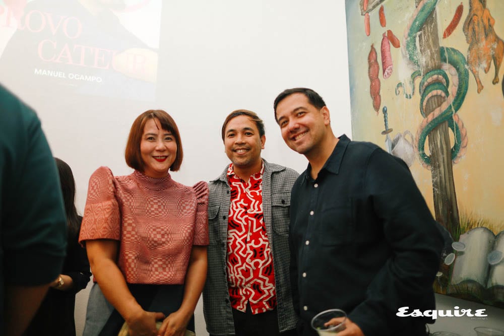Museo Pambata Board Member Wilma Huang, Features Writer Mario Villamor, and Esquire PH's EIC PJ Caña