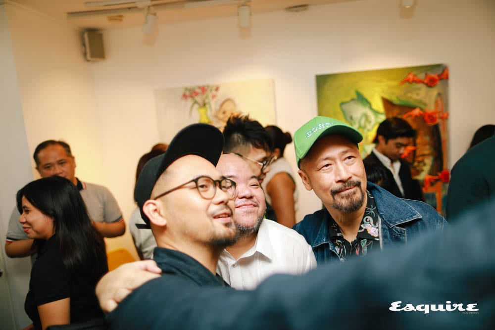 Manuel Ocampo February Cover Launch guests Andrei Pamintuan and Nico Quejano