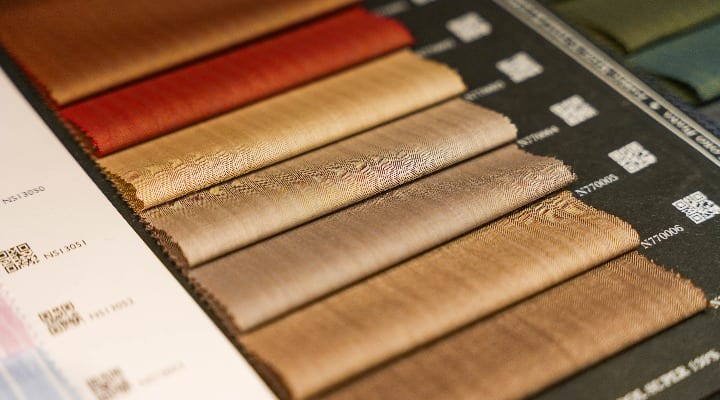 Omerta Manila textile swatches