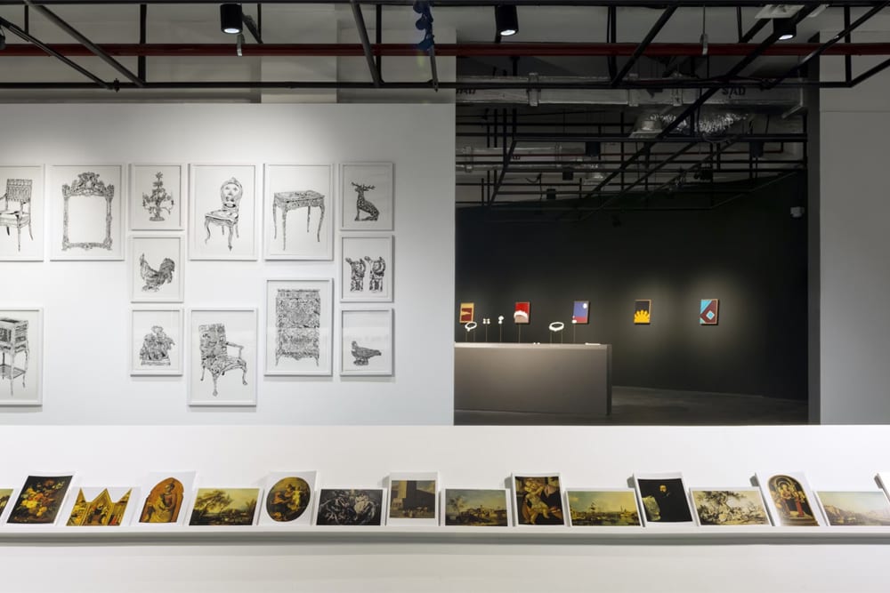 Postcard reproductions at 'Fear of Freedom Makes Us See Ghosts'