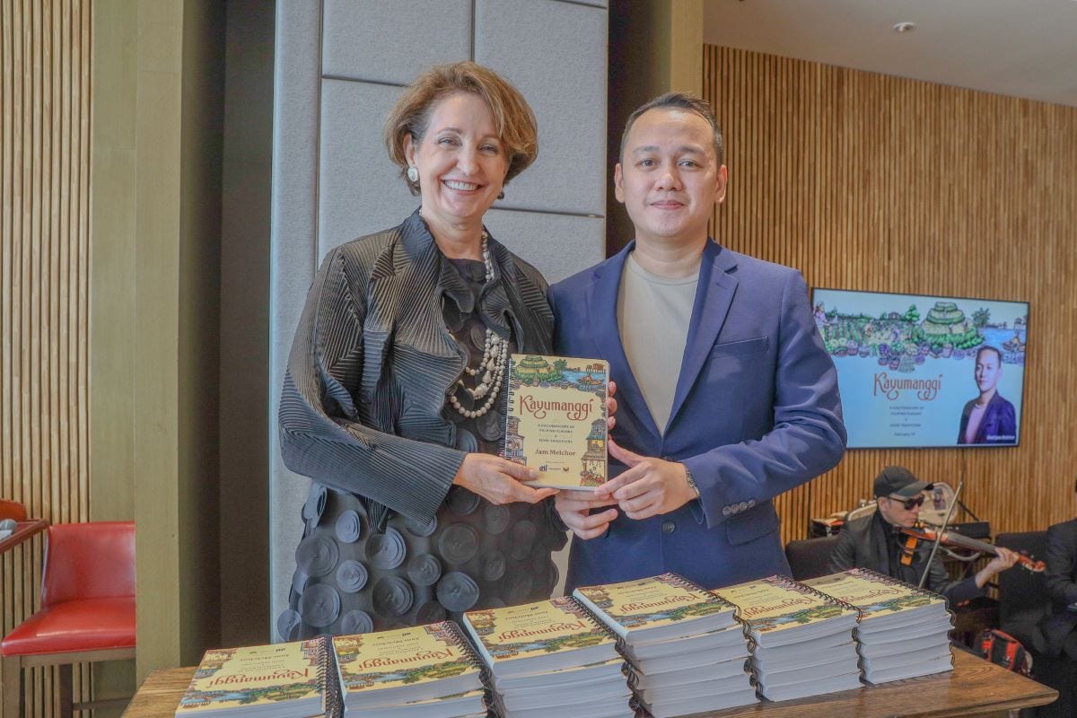 United States Ambassador to the Philippines MaryKay Carlson and Philippine Culinary Heritage Movement Founder Chef Jose Antonio Miguel “Jam” Melchor