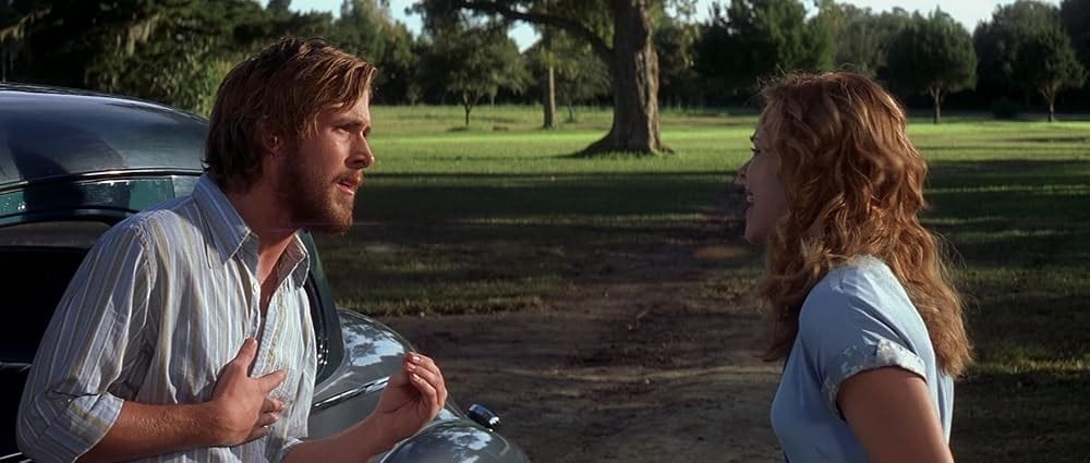 Ryan Gosling and Rachel McAdams in The Notebook (2004)