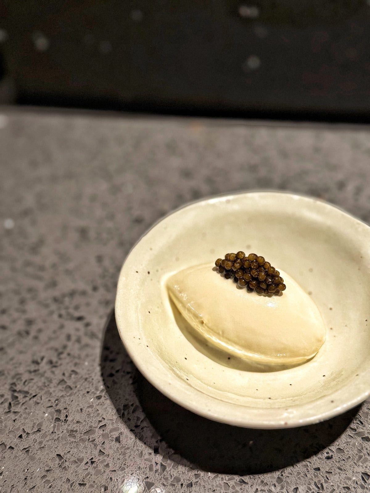 Hokkaido Milk Ice Cream with Caviar dessert of Modan