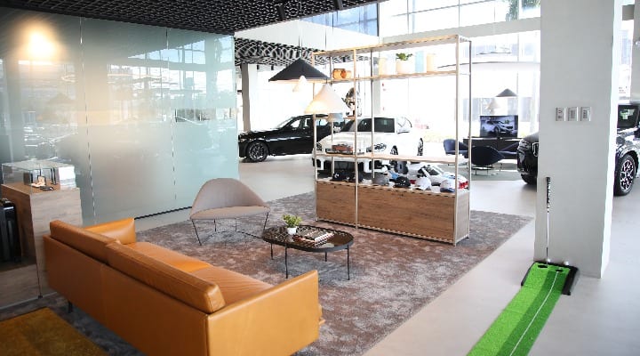 BMW Retail.Next showroom Pampanga lounge