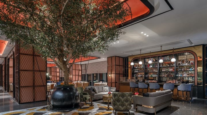 Finestra Solaire North Sunday brunch buffet interior