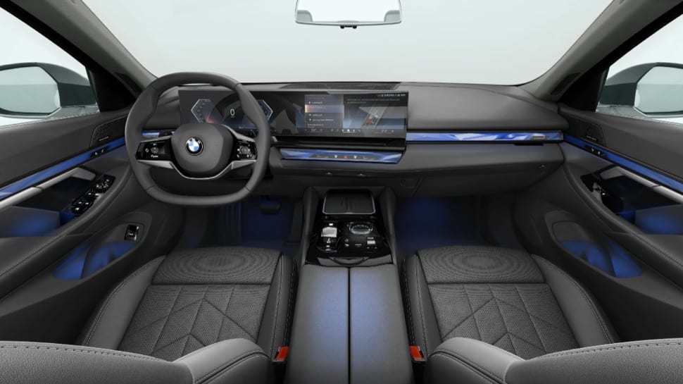 The interior of the new BMW 520i