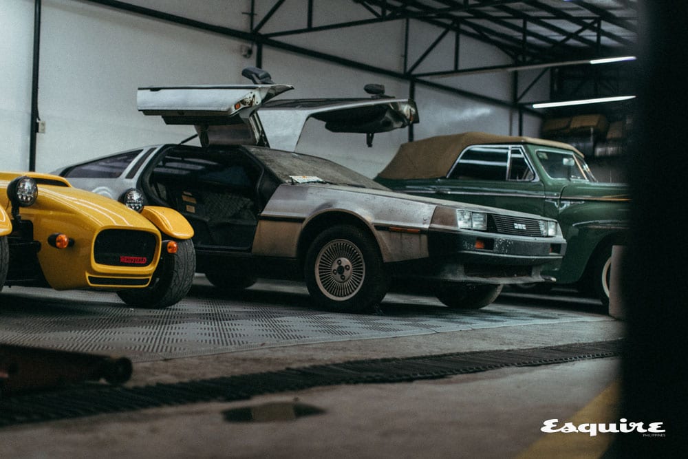monir momani, car collection, delorean 