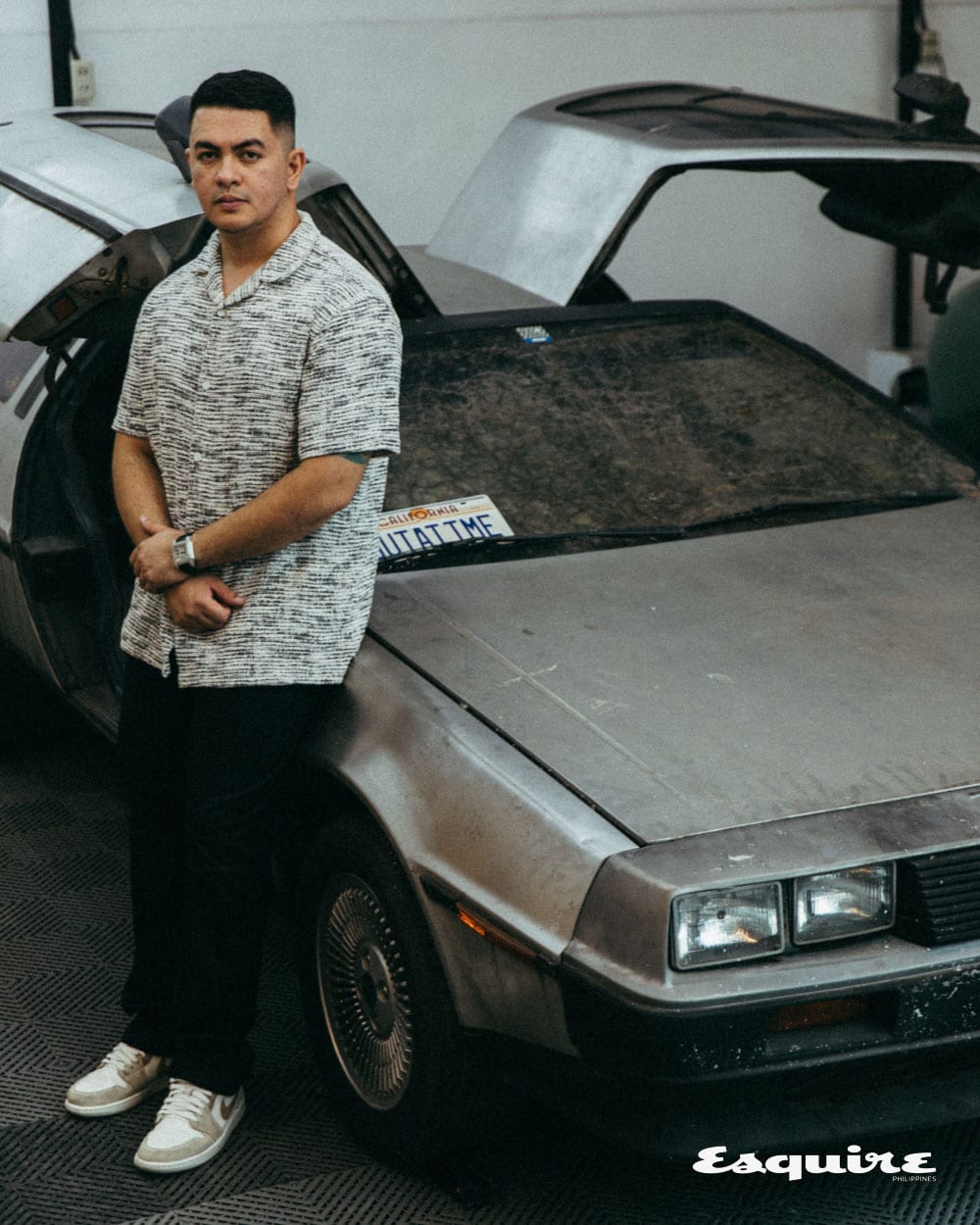 monir momani, car collection, delorean 