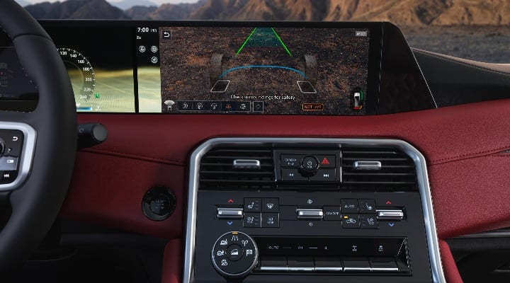 Nissan Patrol infotainment system