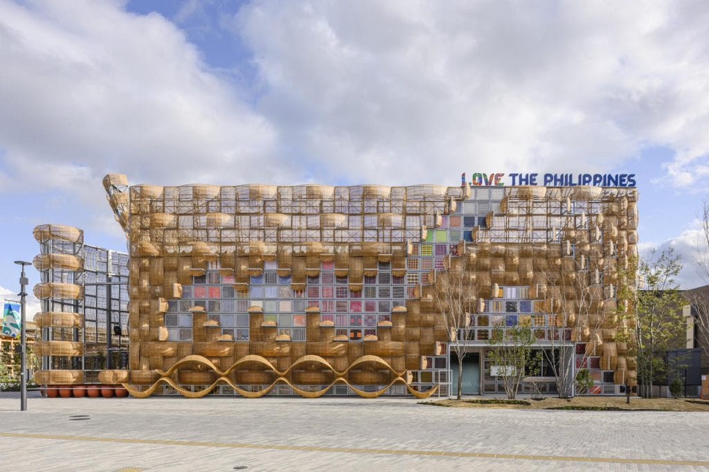 Outside the Philippine Pavilion daytime