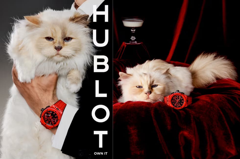 Choupette the cat.