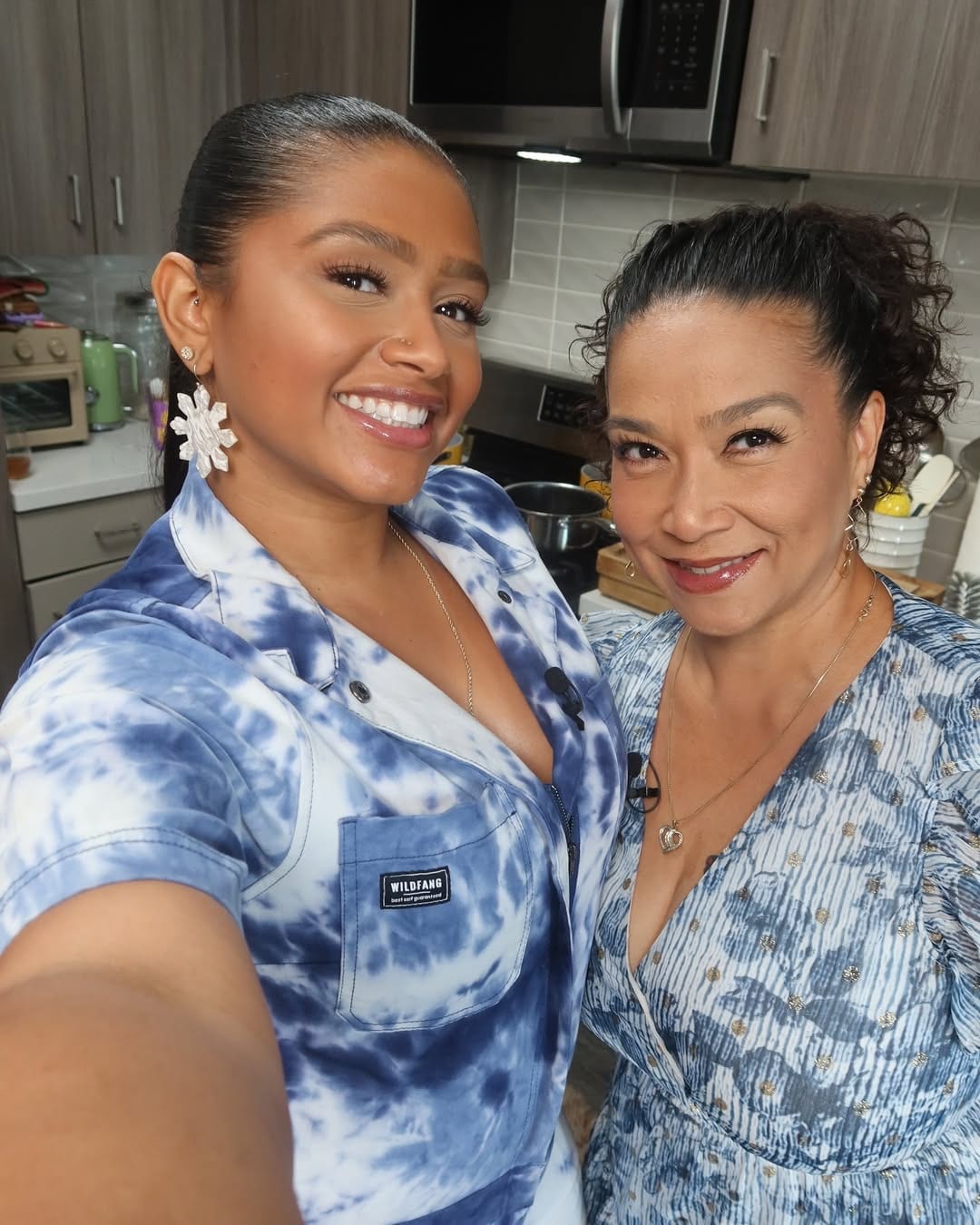 Chef Tiana Gee with her mother