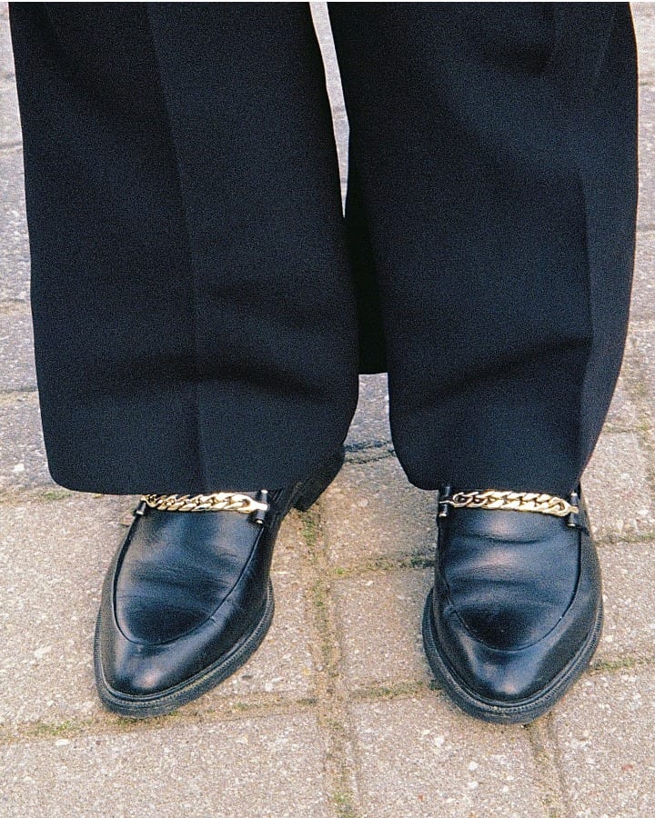 Trousers and loafers