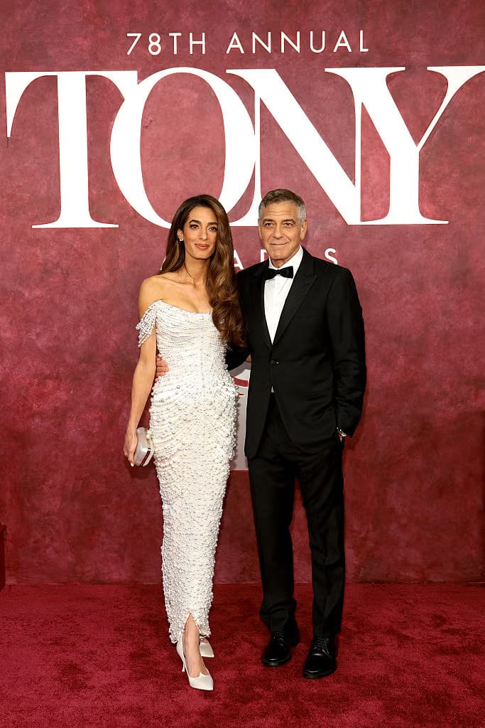 Amal and George Clooney