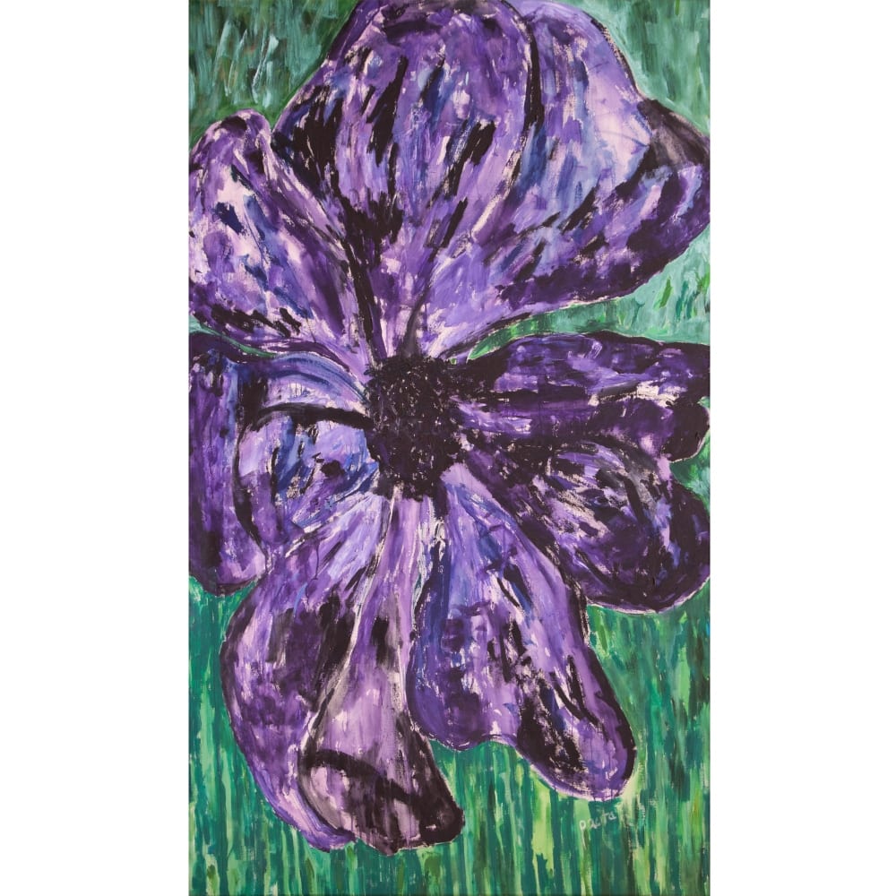 “Anemone,” by Pacita Abad, 1992, oil and acrylic primed on canvas, 84 1/2 x 49 1/2 inches,
estimated at P1,800,000-P2,600,000.