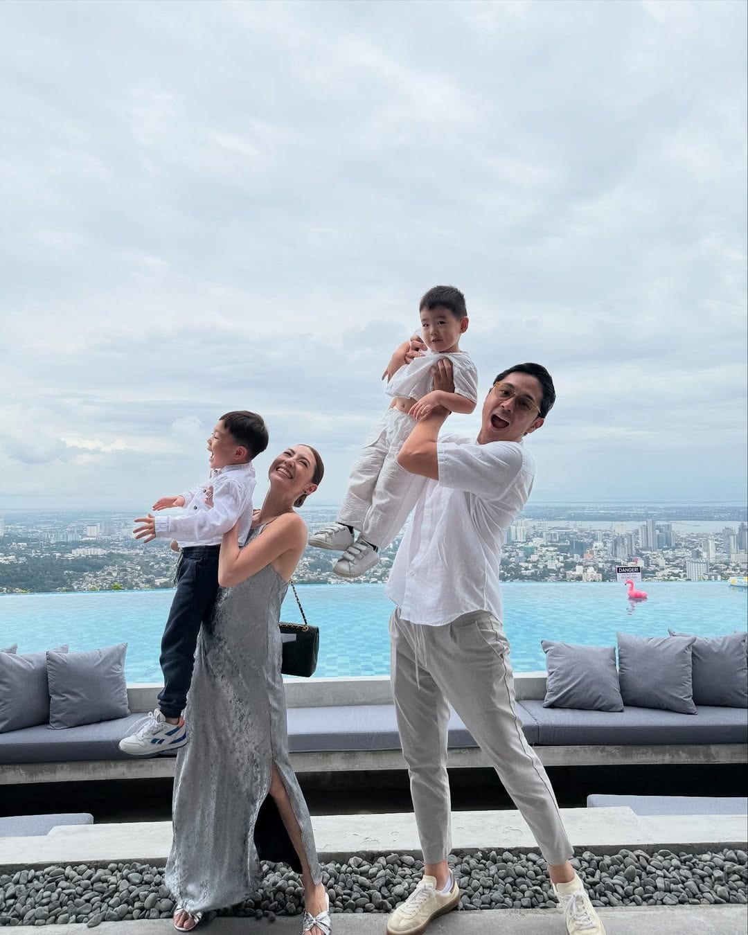 Slater Young and family