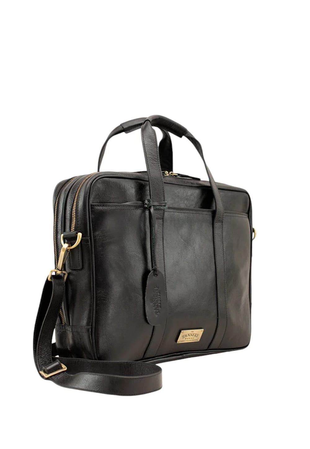 The Tannery Manila’s Cullen Briefcase in Black