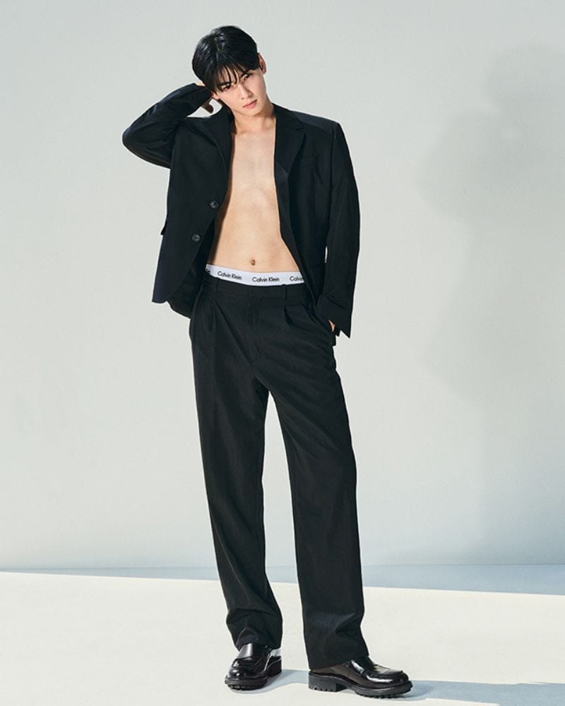Cha Eun-Woo in Calvin Klein