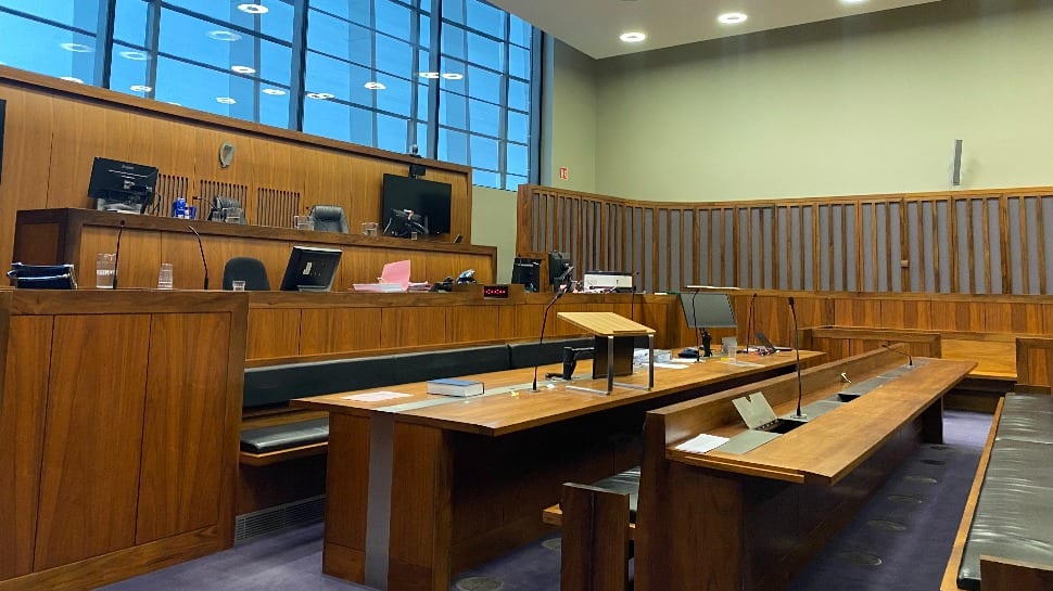Irish courtroom interior