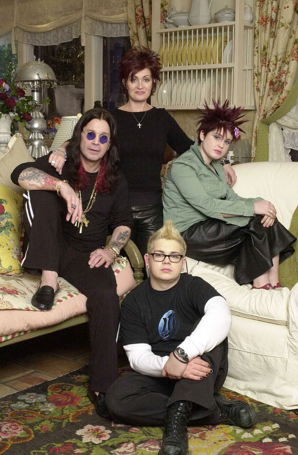 Ozzy, Sharon, Jack, and Kelly Osbourne