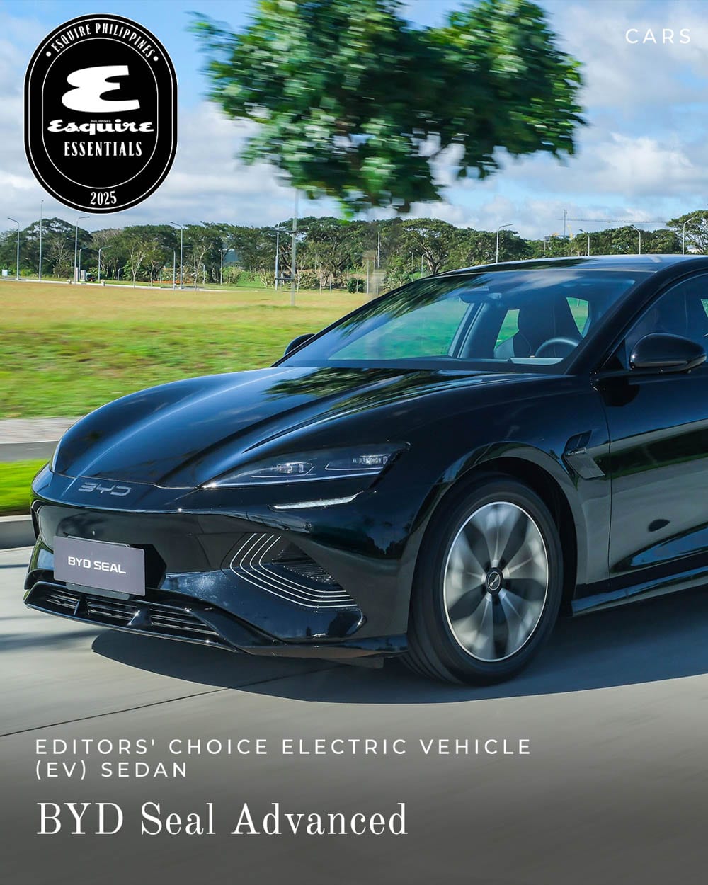 Editors' Choice for Electric Vehicle (EV) Sedan: BYD Seal Advanced