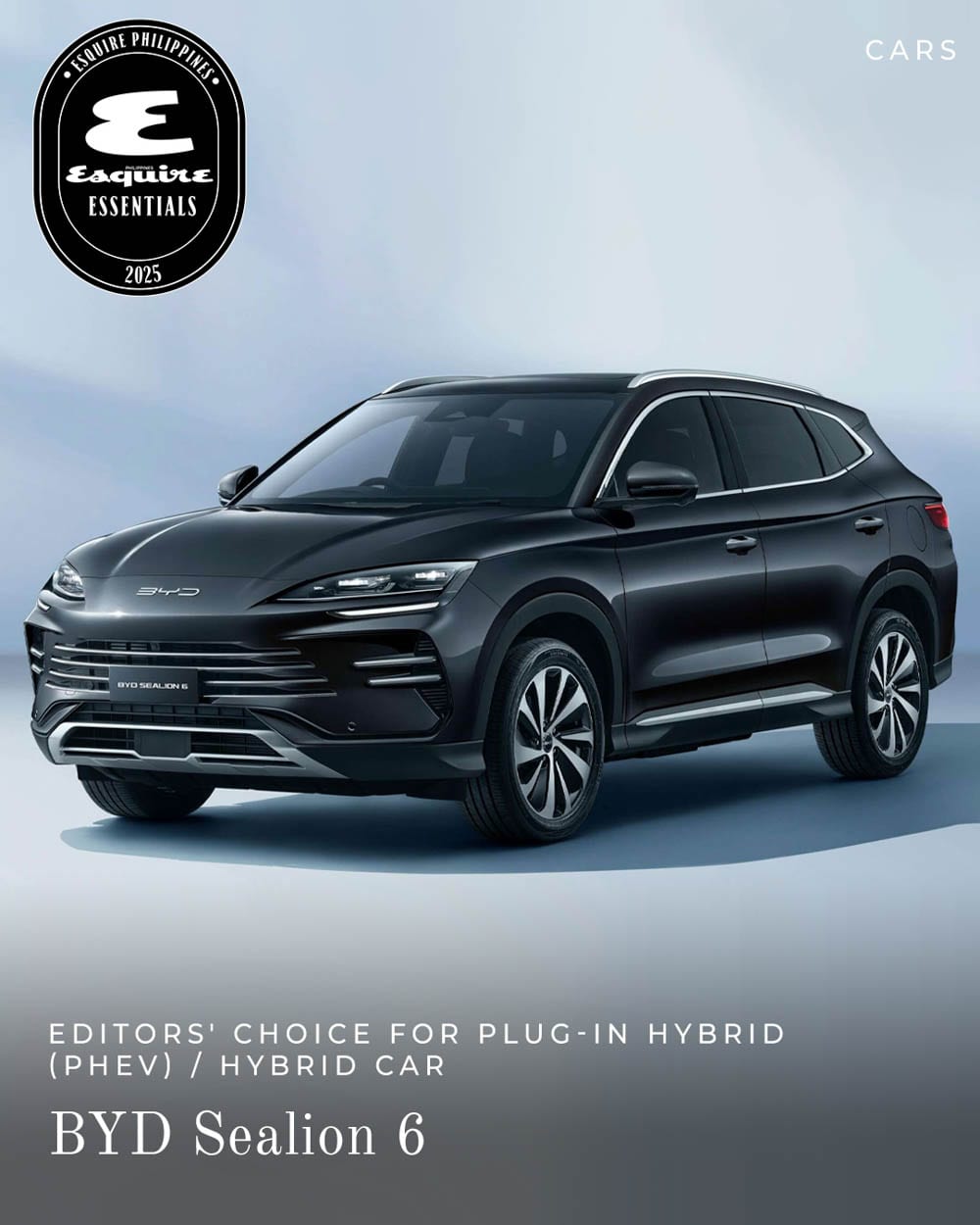 Editors' Choice for Plug-in Hybrid (PHEV) / Hybrid Car: BYD Sealion 6