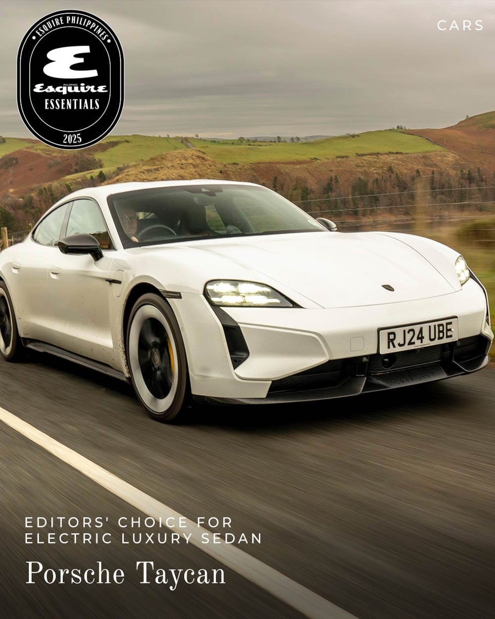 Editors' Choice for Electric Luxury Sedan: Porsche Taycan