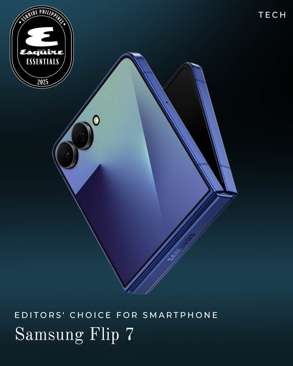 Editors' Choice for Smartphone: Samsung Galaxy Z Flip7
