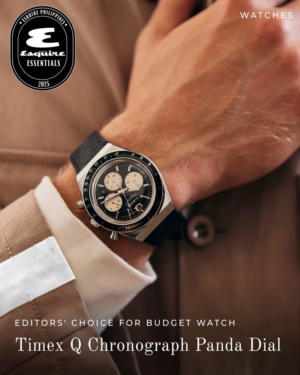 Editors' Choice for Budget Watch: Q Timex 'Panda' Chronograph