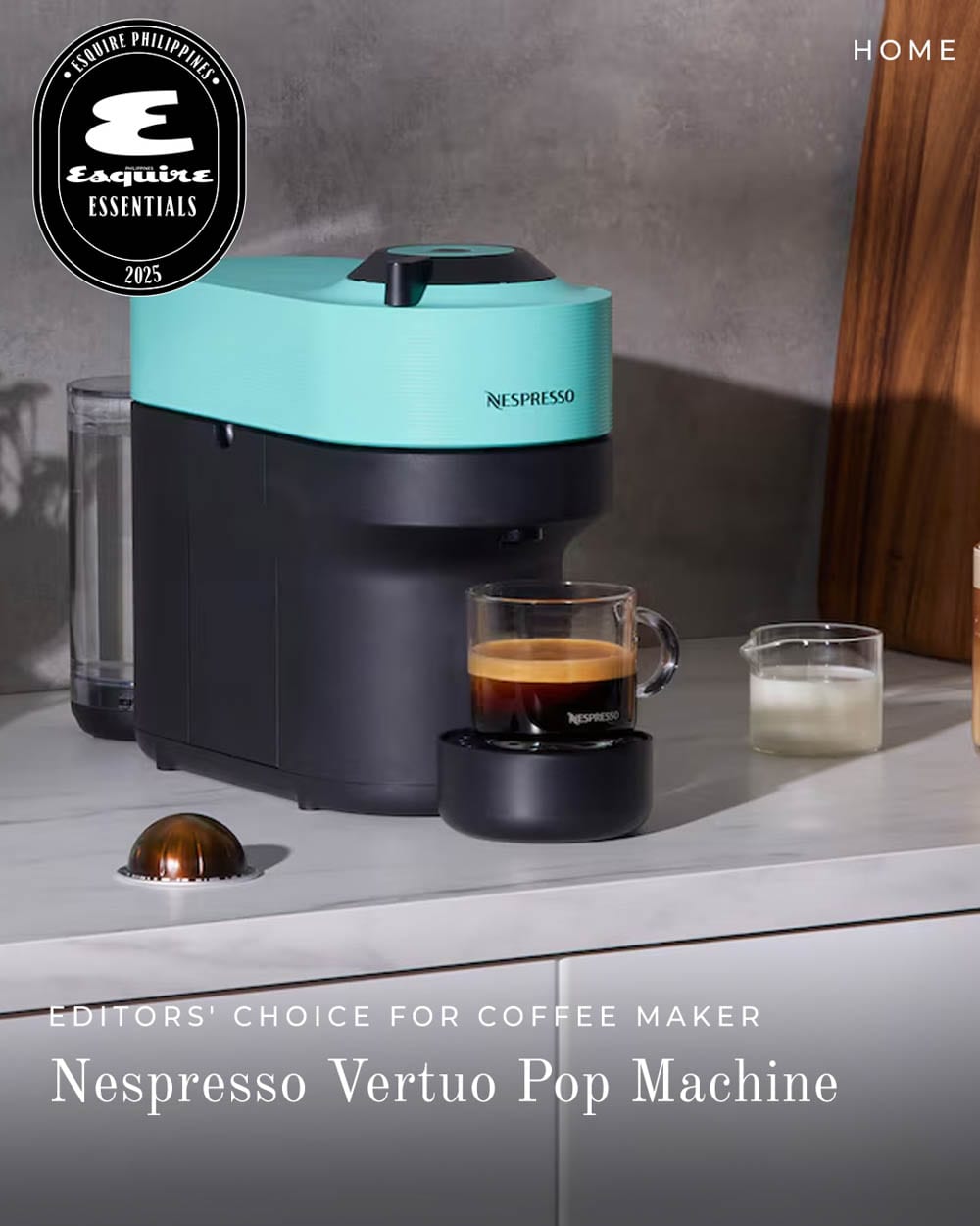 Editors' Choice for Coffee Maker: Nespresso Vertuo Pop Machine