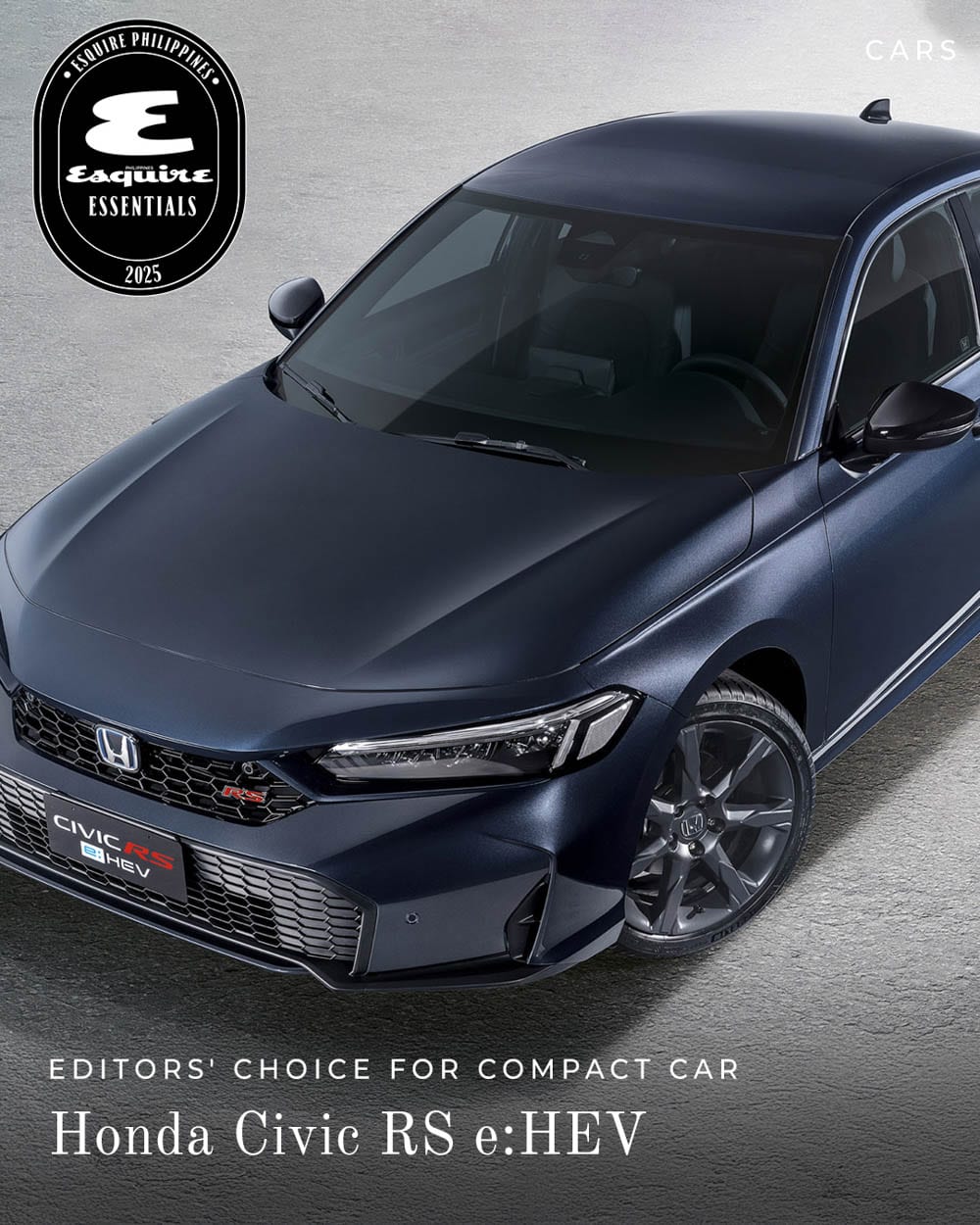 Editors' Choice for Compact Car: Honda Civic RS e:HEV