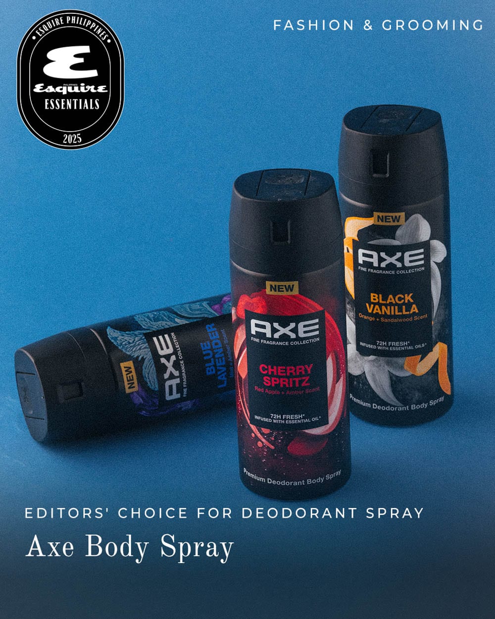 Editors' Choice for Deodorant Spray: Axe Body Spray